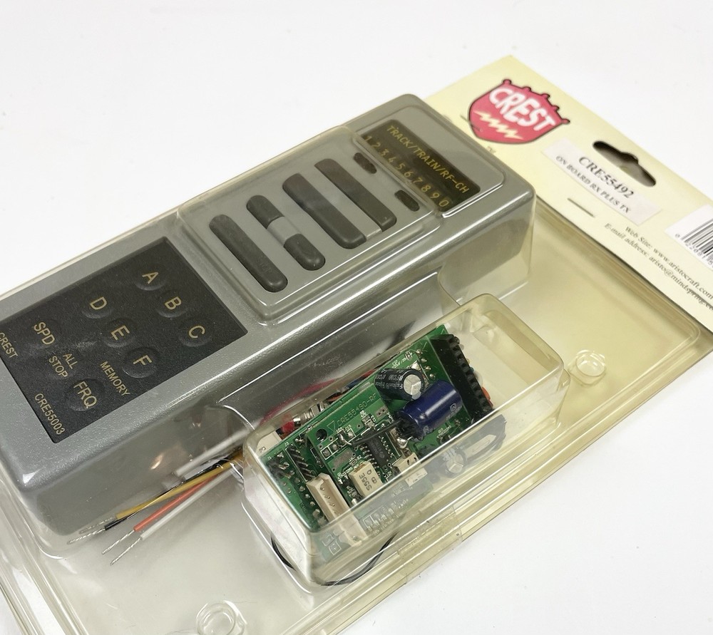 Crest Electronics CRE55492 Wireless Train Remote Control – GScale Factory Sealed