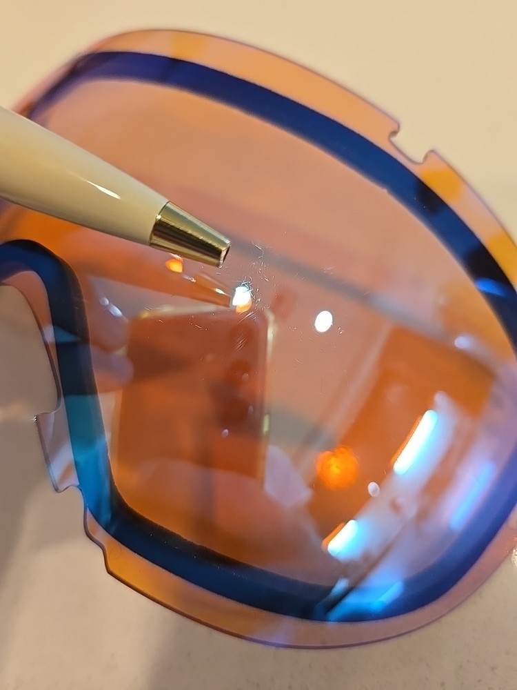 Smith I/O S Chromapop Storm Blue Sensor Goggle Replacement Lens Used Low Light