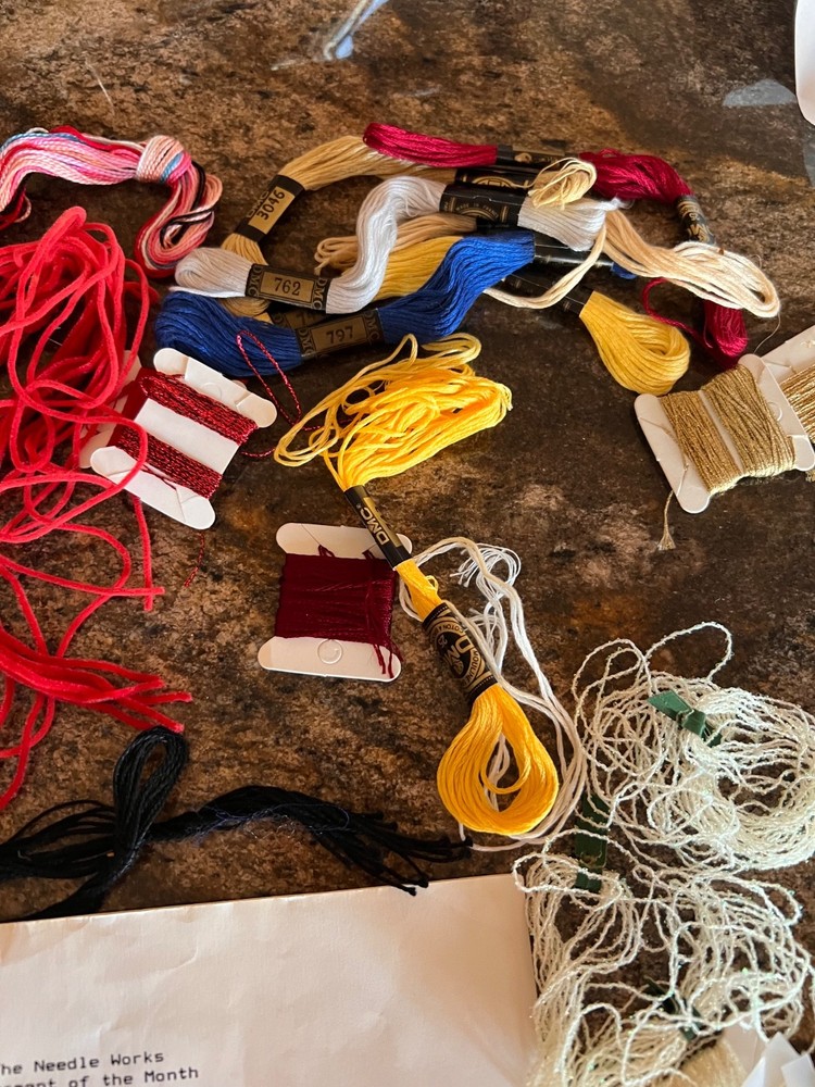 CUIRASSIER NUTCRACKER NEEDLEPOINT 10% Complete Instructions Side Notes Floss