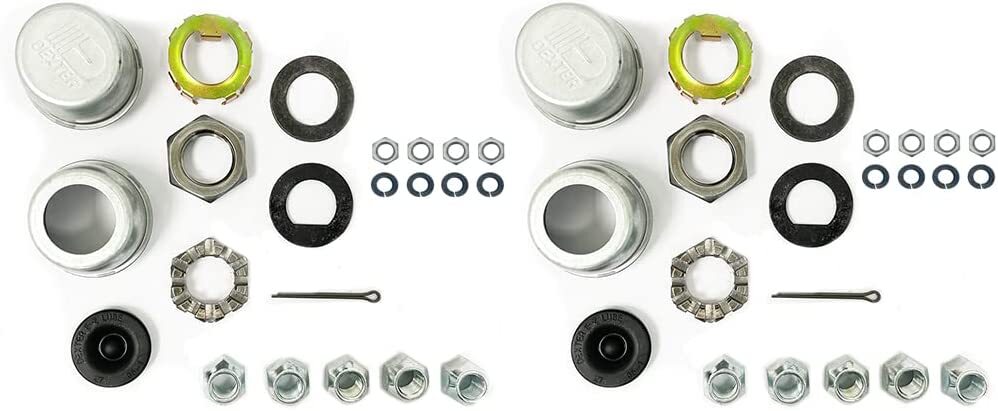 Dexter Pre-Greased 3500 Trailer Axle Self-Adjusting Electric Brake Kit 5-4.5" BC