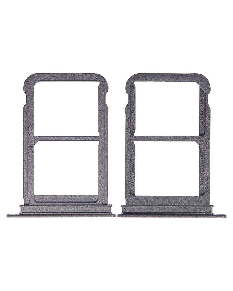 Replacement Dual Sim Card Tray Compatible For Huawei P20 (Black)