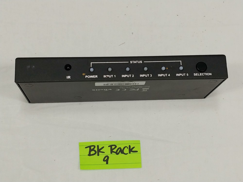 Binary 5-Input, 1-Output HDMI Switcher | B-220-HDSWTCH-5x1