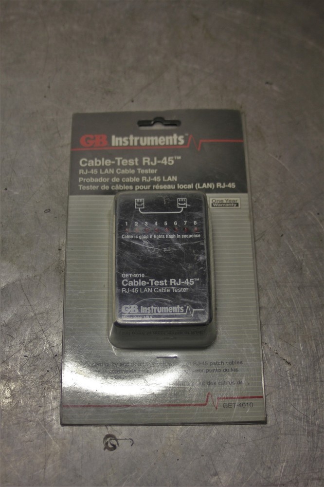 GB Instruments Cable Tester RJ-45 Get-4010