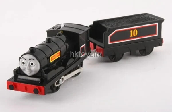 TRACKMASTER THOMAS BATTERY MOTORIZED TOY TRAIN- DOUGLAS + DONALD & TENDER SET