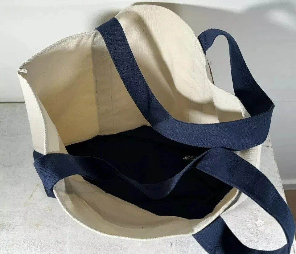 Trader Joe's Reusable Canvas Eco Tote Bags (Heavy Duty) - 3 Bag Lot New w/ Tags