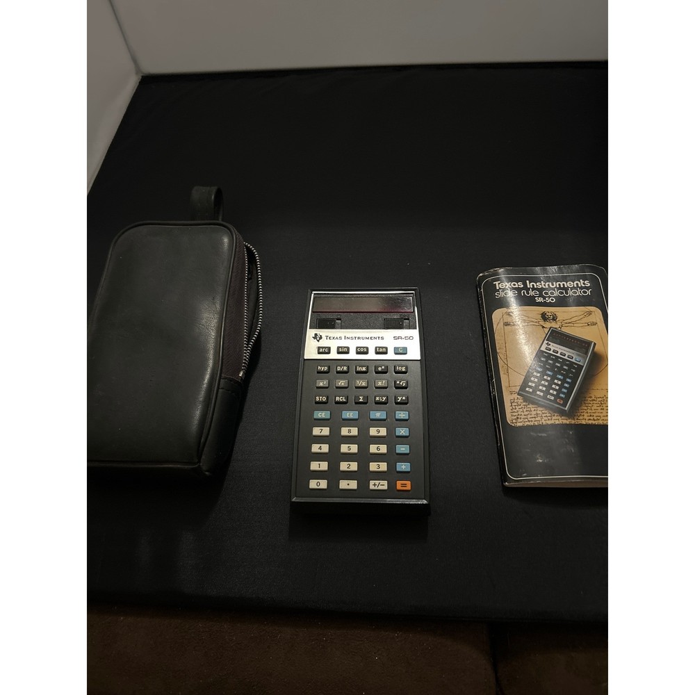 Texas Instruments SR-50 Slide Rule Calculator Vintage Scientific Pocket