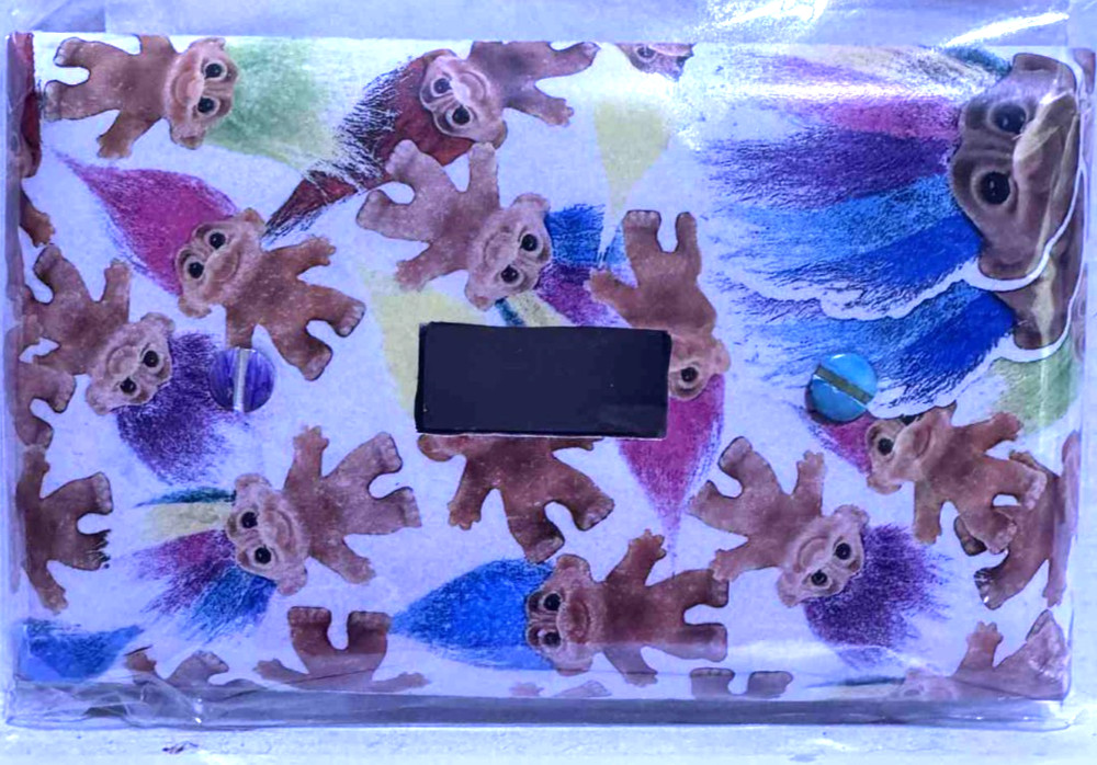 Handmade "Troll' Light Switch Plate