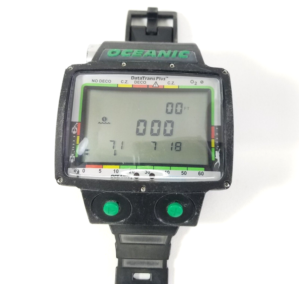 Oceanic DataTrans Plus Nitrox Wrist Scuba Dive Computer Data Trans #4559