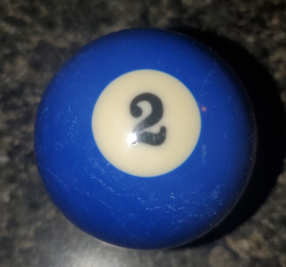 Replacement Pool Ball 2 Ball Solid Ball Blue Billiard Ball