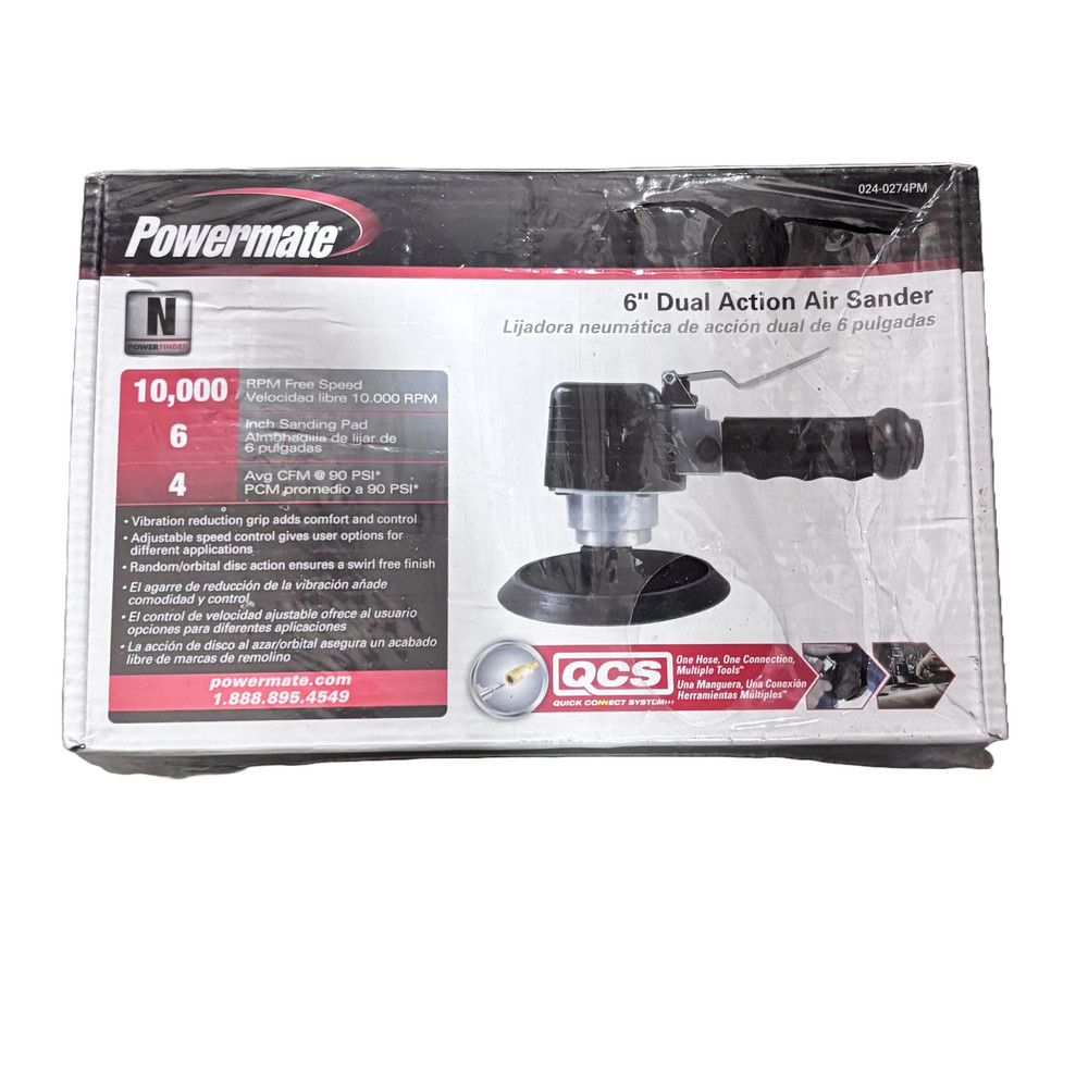 Powermate 6'' Dual Action Sander