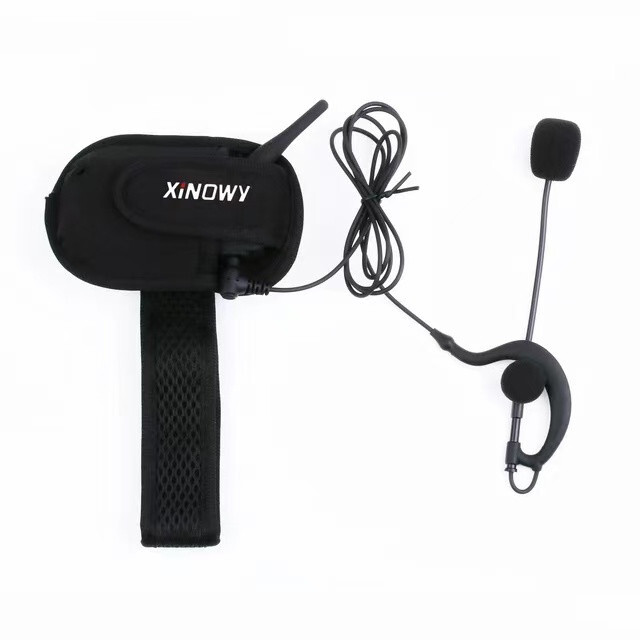 Full Duplex Bluetooth Football Soccer Referee Intercom Headphone Kit 2pcs/Pack