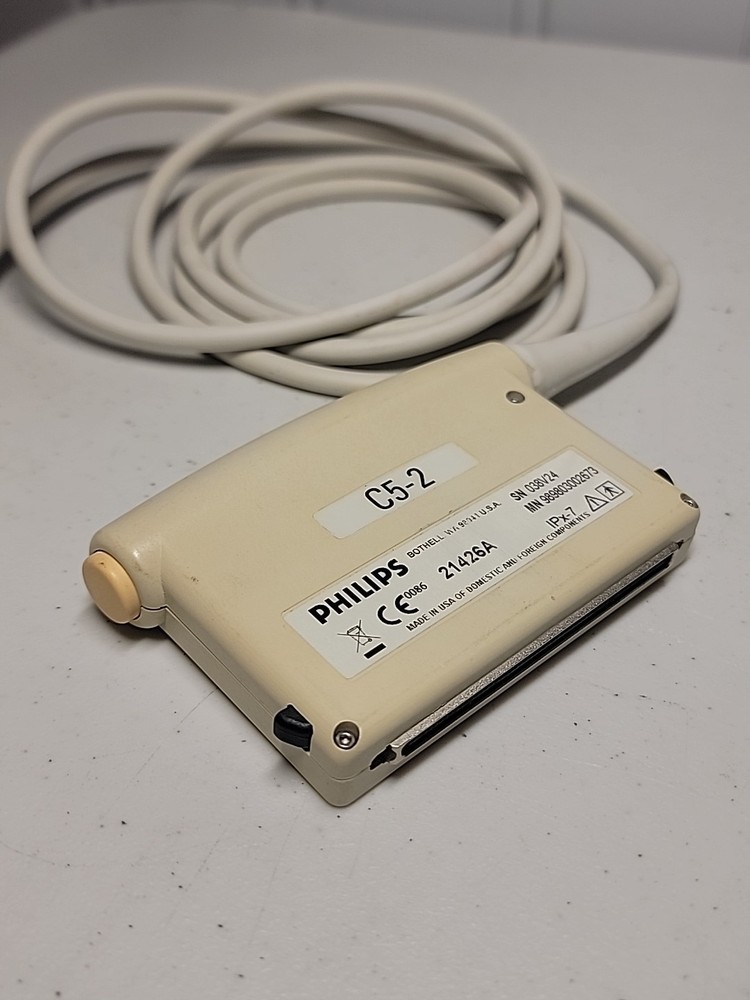 Philips C5-2 Ultrasound Transducer Probe Convex Array