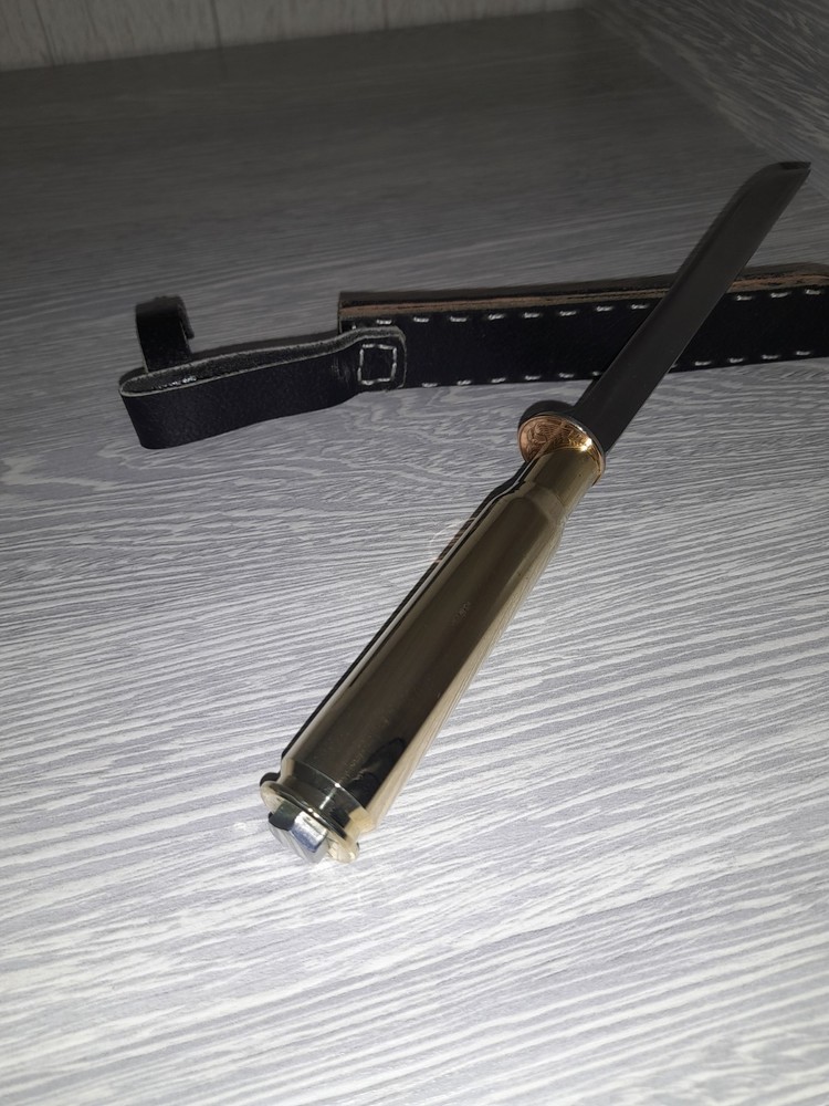 Knife ITK Handmade Exclusive Version,Knife "Cartridge Case" Fixed Blade