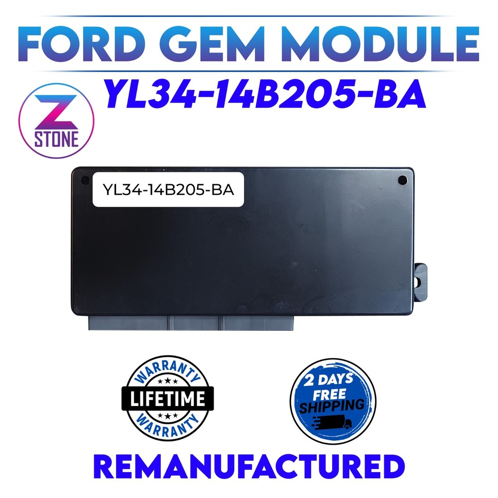 Rebuilt Ford GEM Module YL34-14B205-BA Plug N Play