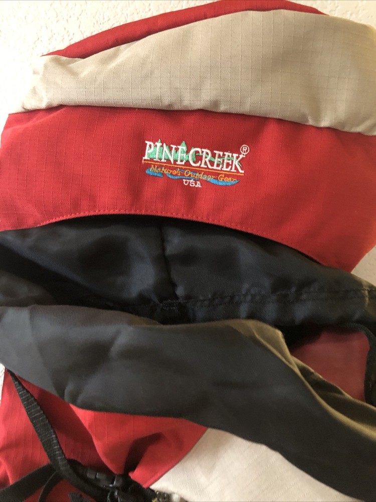 Camper Pack Hiking Backpack Red Pine Creek Nwt