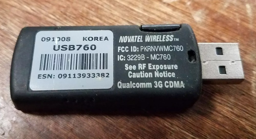 Verizon Wireless USB760 3G USB Mobile Broadband Modem 760