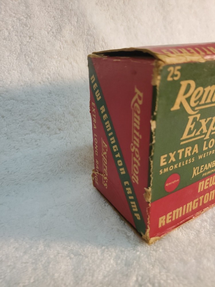 Vintage Remington Express Extra Long Range 16 GA. Shot Shell Box - EMPTY