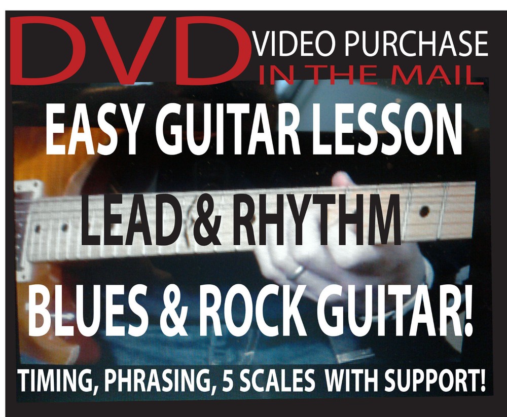 Beginner Guitar Starter Pack - 3 DVDs - Chords, Solos & Scales - Easy Lessons