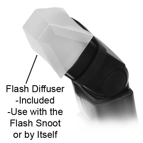 Fotodiox Flash Snoot with 10 Degree Grids for Speedlight Flash