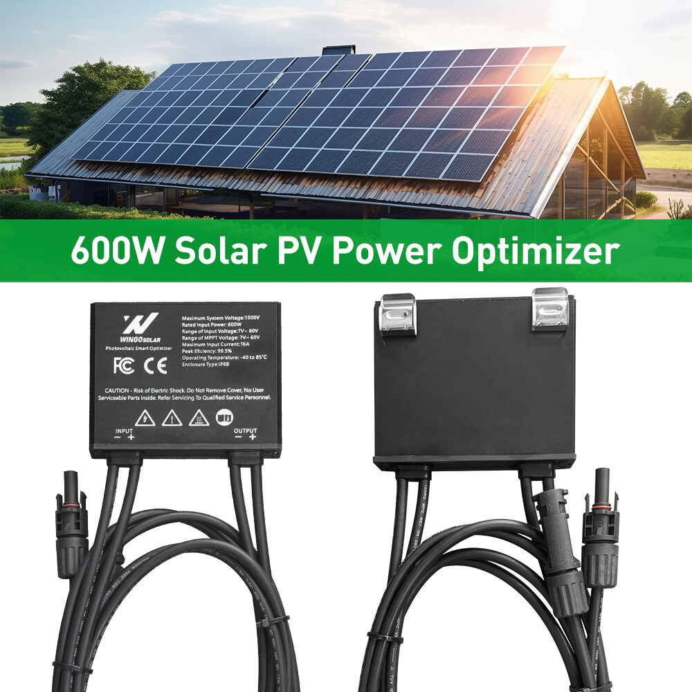 600W PV Power Optimizer MPPT Solar Optimizer, IP67 Waterproof, High Efficiency