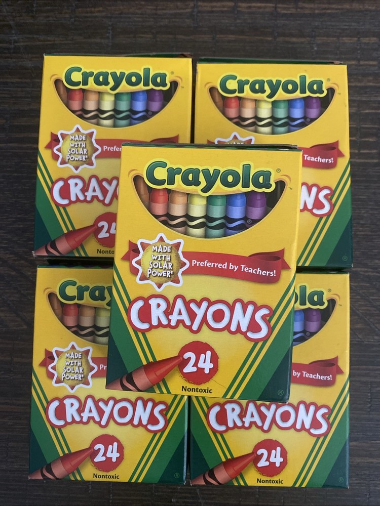 Crayola Crayons 5 Pack Of 24 Count
