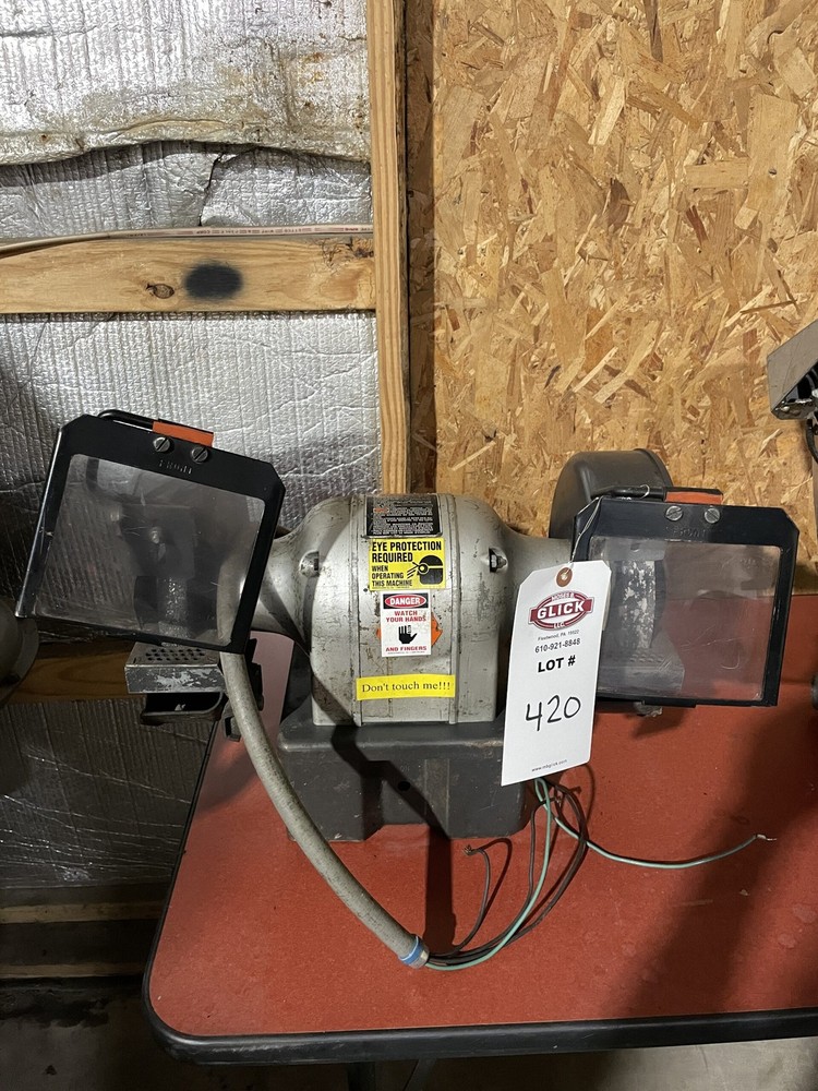 BLACK+DECKER 8” Bench Grinder 220/440V 3-Phase