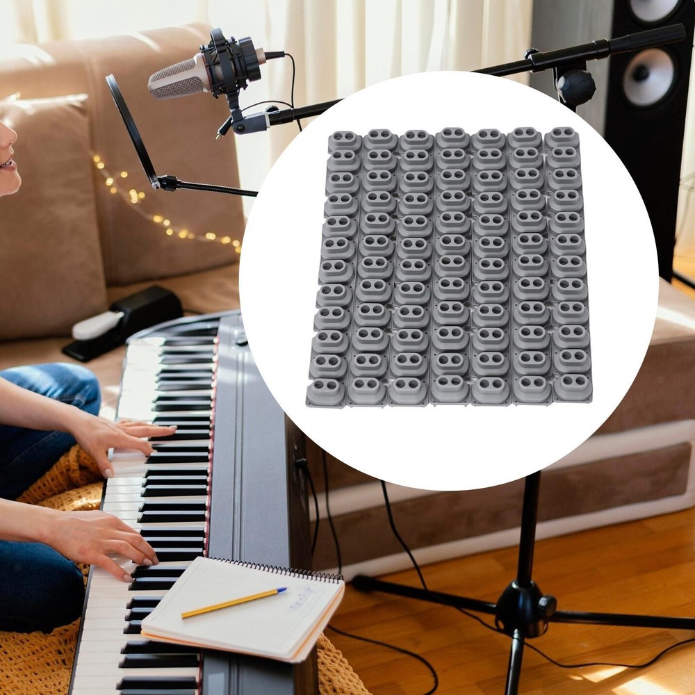 7Pcs Keyboard Conductive Silicone Strip Lightweight Sturdy Professional