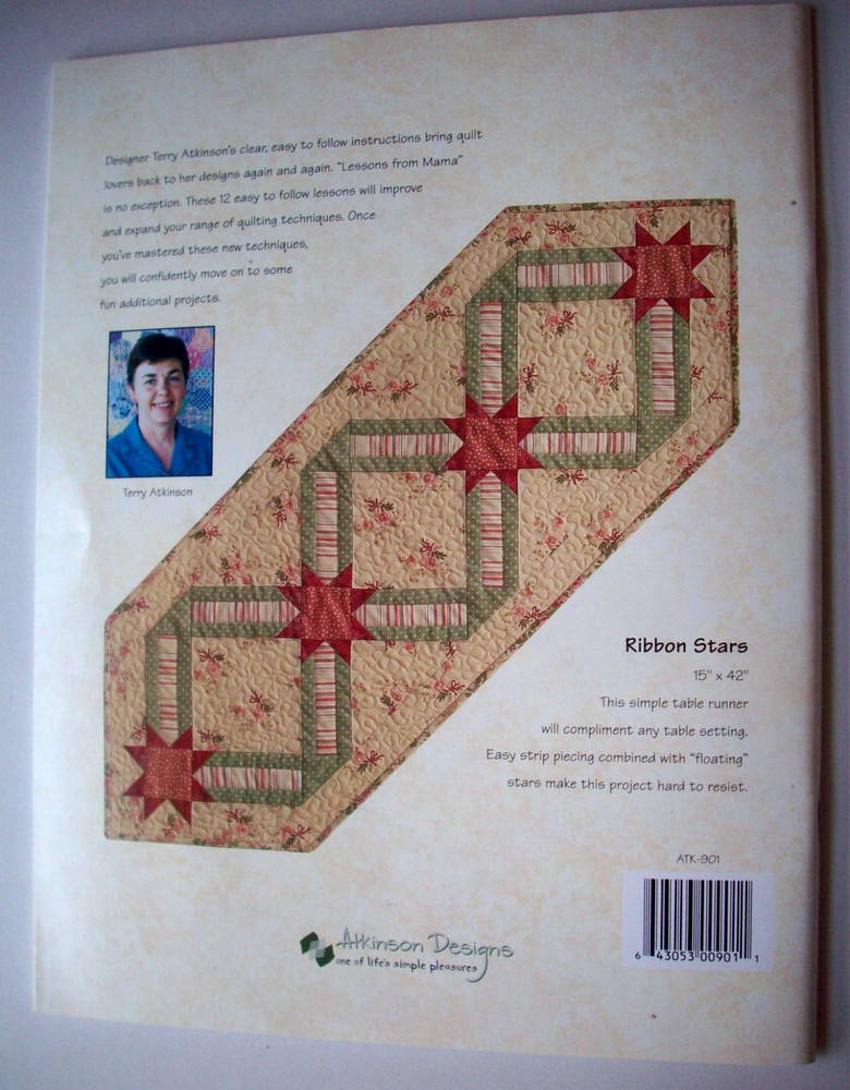 Lessons from Mama quilt pattern booklet