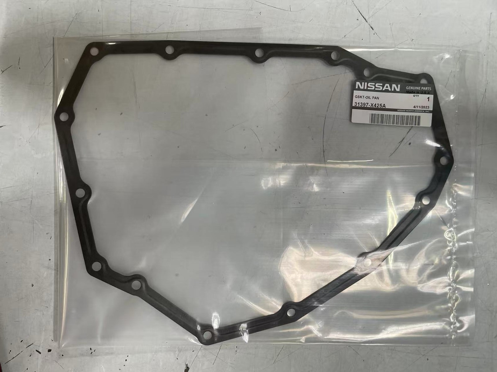 GENUINE OEM RE0F12A JF020E Transmission Oil Pan Gasket for Nissan (31397-X425A)