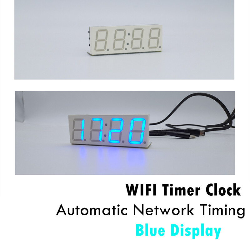 Wireless Network Auto Timing Digital Electronic Clock WIFI Timer Clock Module