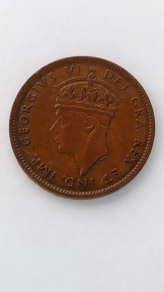 1942 Canada, Newfoundland, 1 Cent Small, George VI