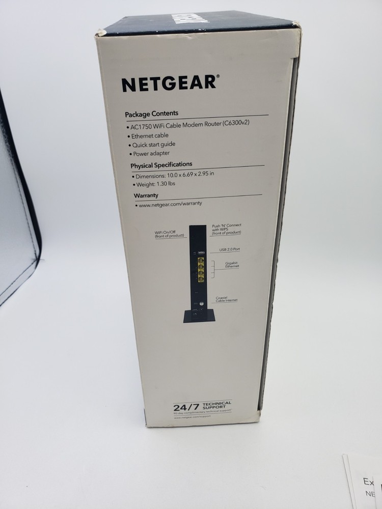 NETGEAR AC1750 Wi Fi Cable Modem Router Open Box!