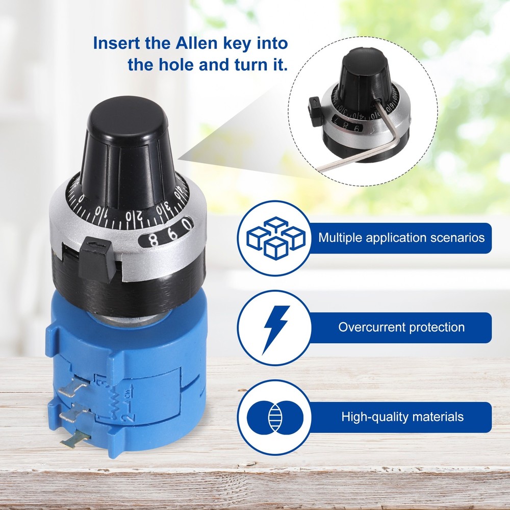 2 Set 3590S-2-101L 100ohm Precision Multi Turn Wirewound Potentiometer Type 2
