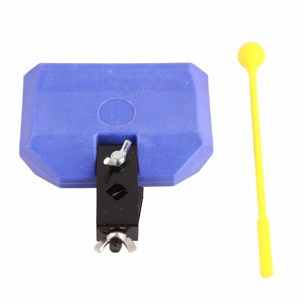 Blue Environmentally Friendly Plastic Percussion Instruments Block Latin Drum
