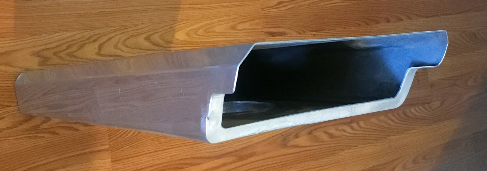 Vintage Polished Aluminum Dual Carb Drag Race Scoop Boat Hot Rod Holley 4150 NR!