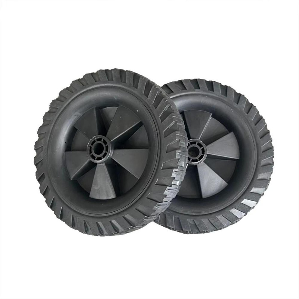 2Pcs Air Compressor Wheels Air Compressor Casters Easy Mobility Shock Absorption