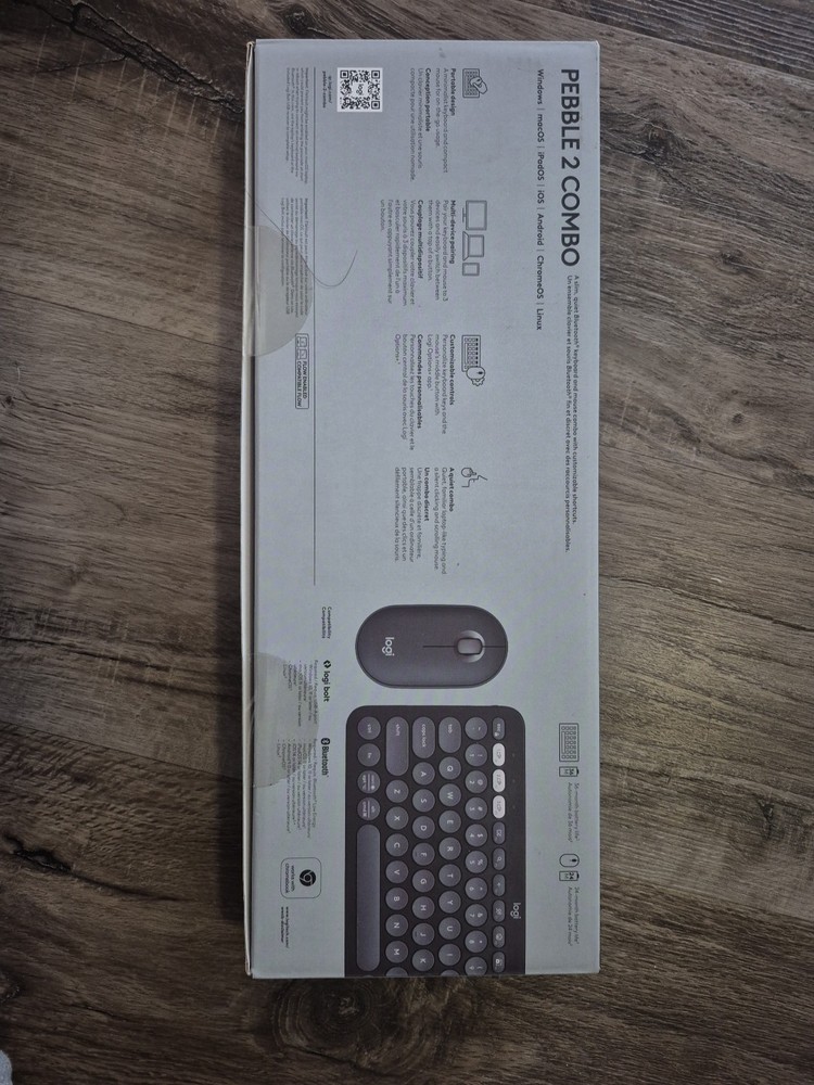Logitech Pebble 2 Combo Wireless Keyboard/Mouse Bundle
