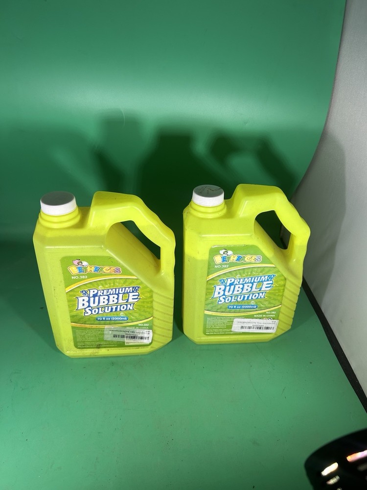 Bubble Solution Refill - 70 Ounce Premium Bubble Liquid Refills for Bubble Ma...