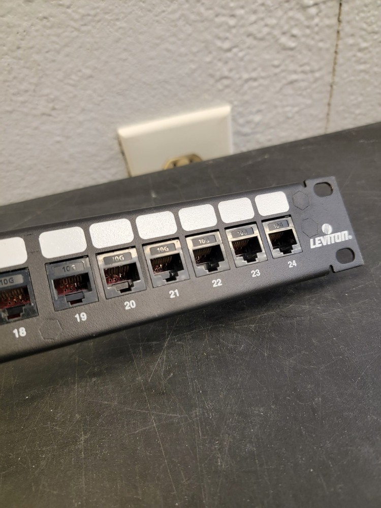 (4) Levinton Cat6 Universal Patch Panel 24-Port 10G Extreme