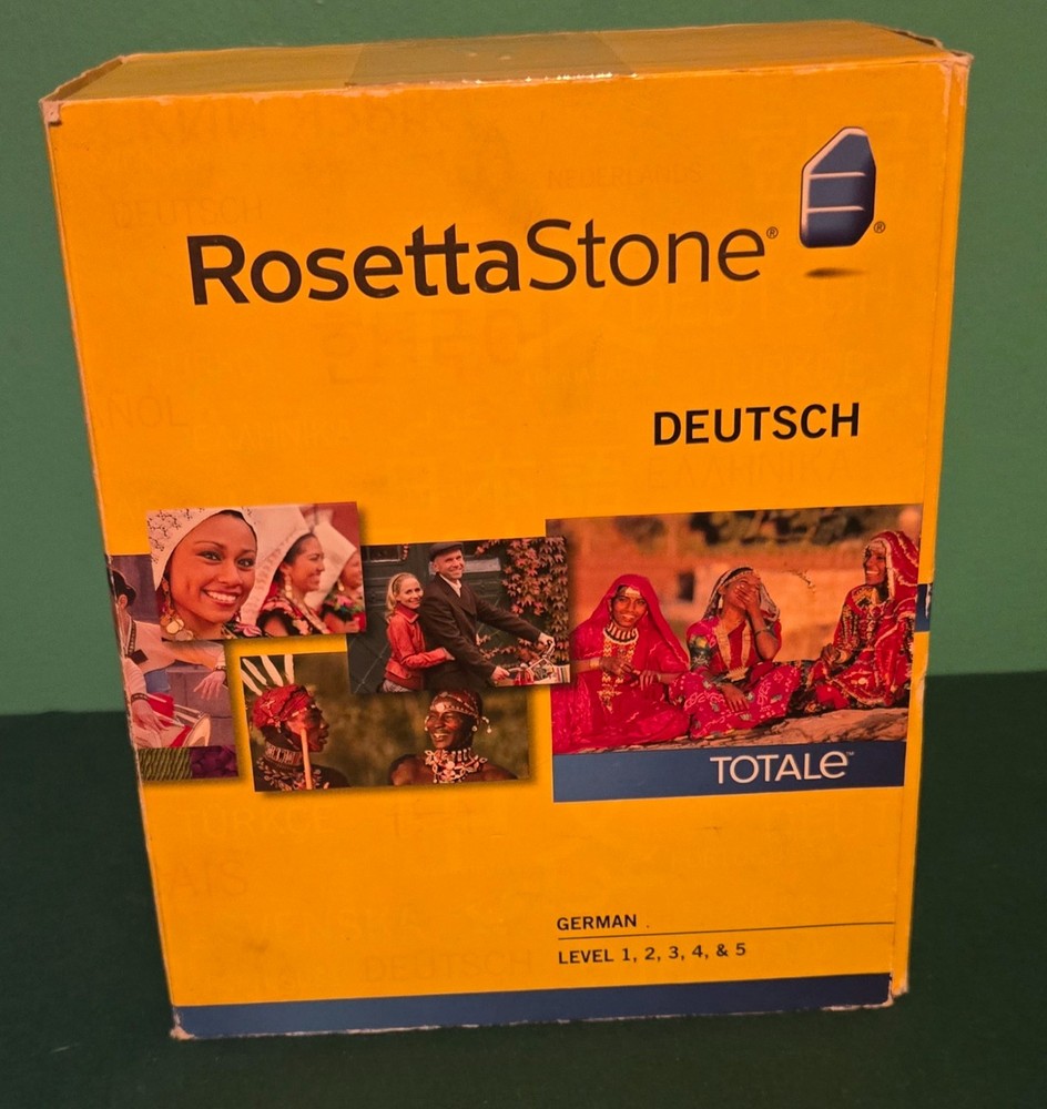 Rosetta Stone German Deutsch Version 4 Complete Levels 1-5