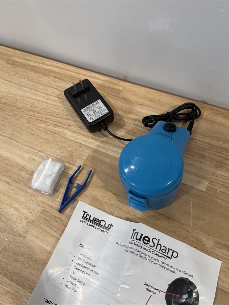 TrueCut TrueSharp2 Electric Rotary Blade Sharpener Tested + Bonus Sharpener