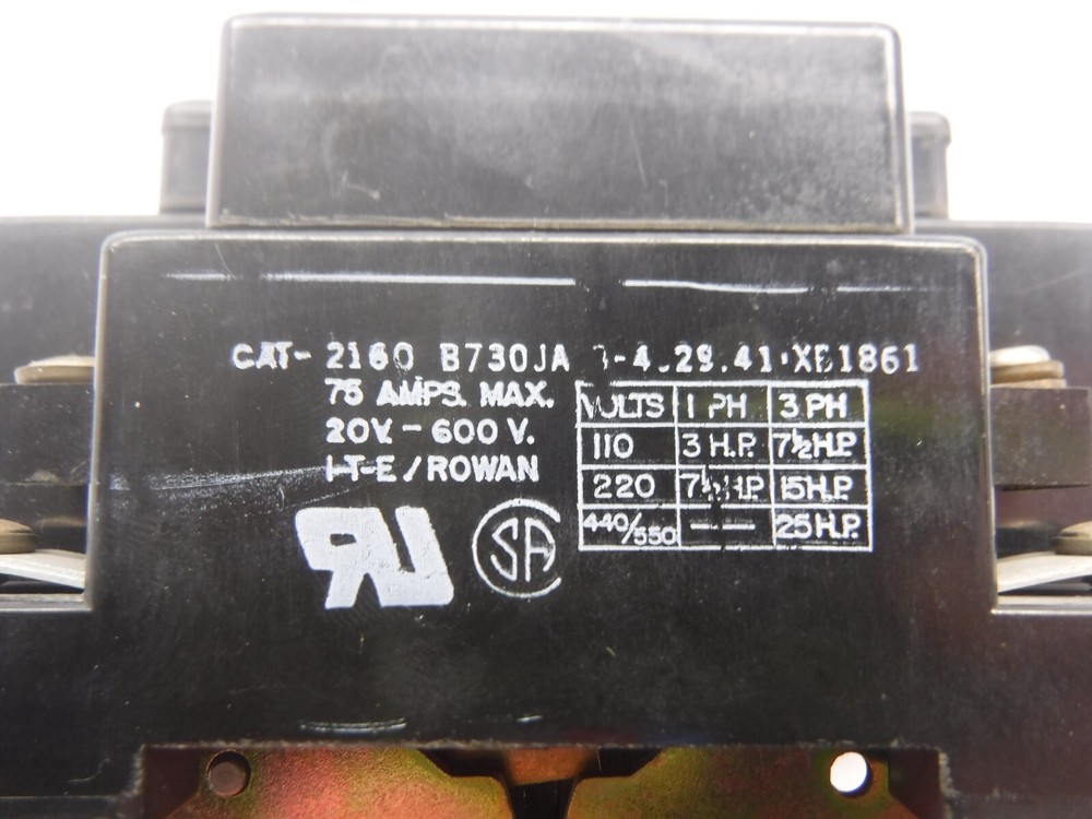 Unbranded CAT-2160 B730JA Pole Contactor