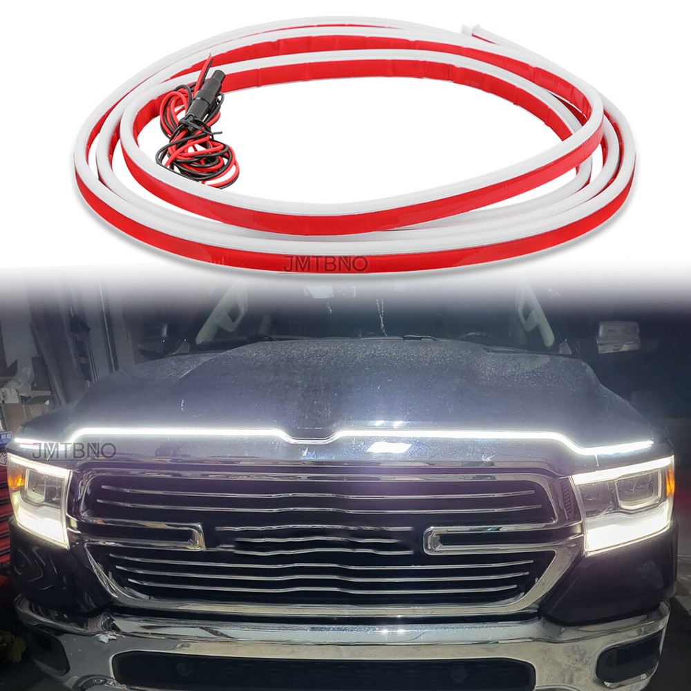 95" Scan Start Up Dynamic Car LED Hood Light Strip DRL For Dodge RAM 1500 2500