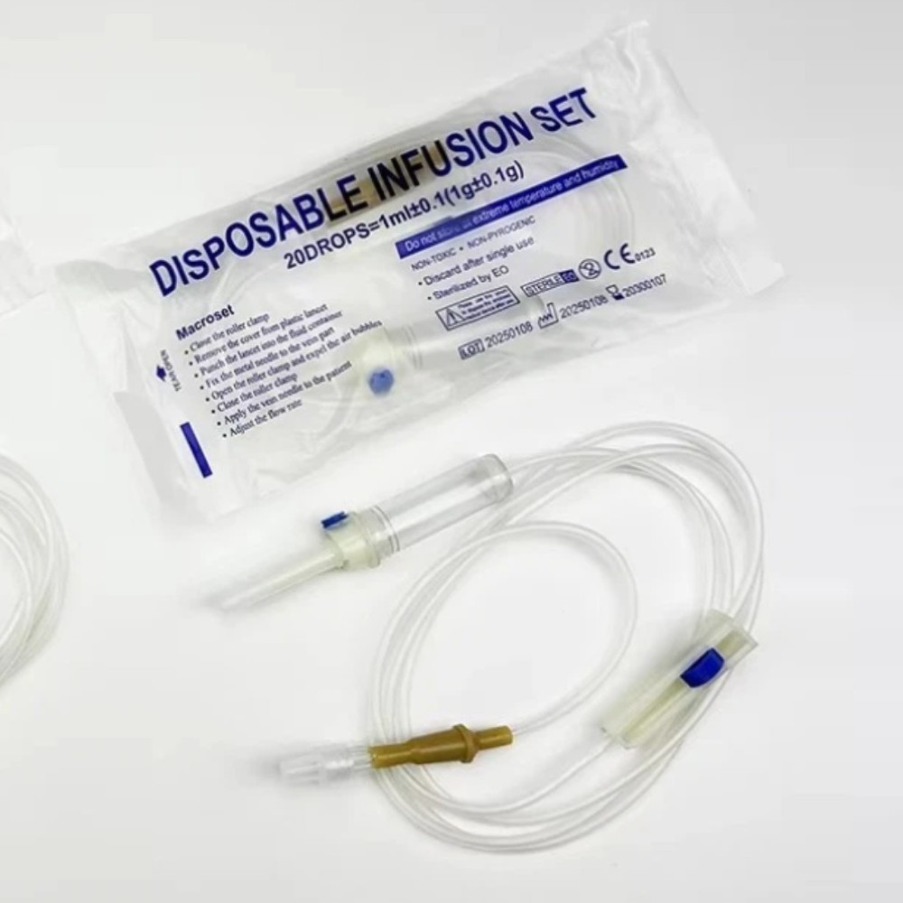 High Quality 10pcs Disposable IV Extension Complete Infusion Set For Laboratory