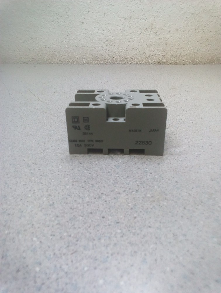 Square D Relay Socket Base, Class 8501 Type NR62F 10A 300V