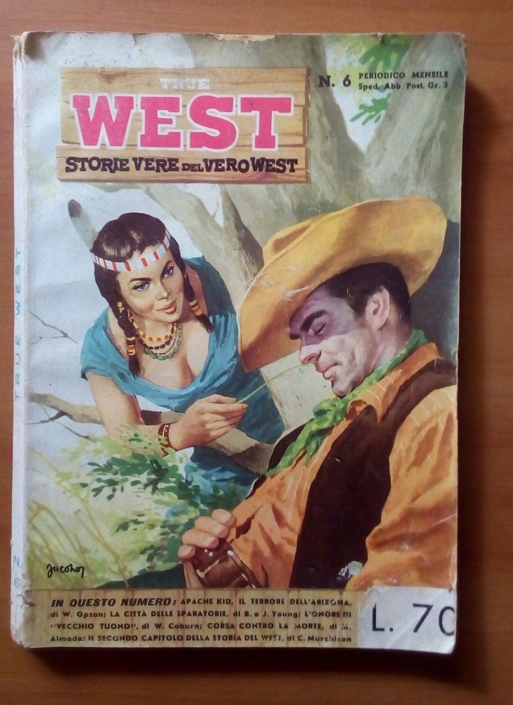 True West Number 6 Year 1958 Comic Excellent