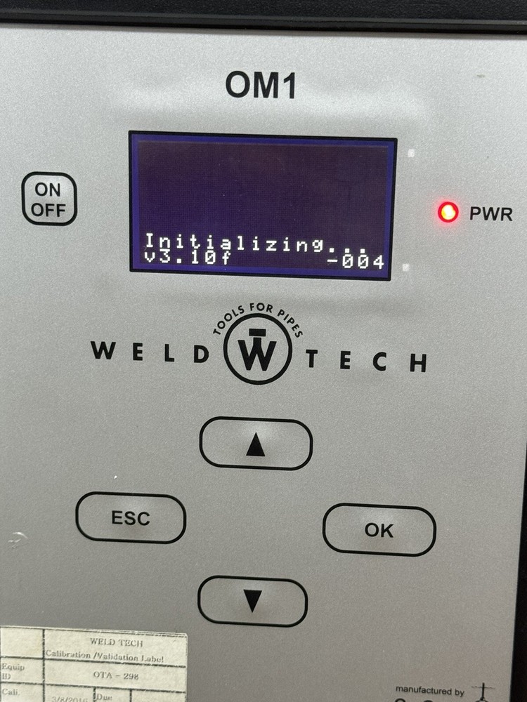 WELD TECH OXYGUARD OM1 OXYGEN TRACE ANALYSER