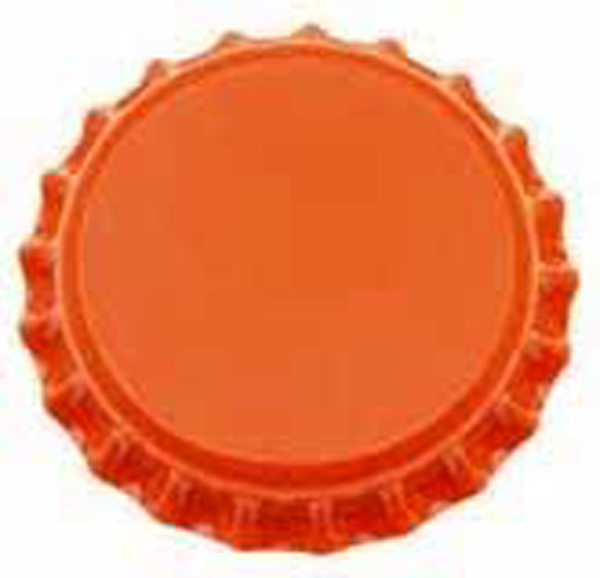 Beer Bottle Crown Caps -Oxygen Absorbing (Orange)