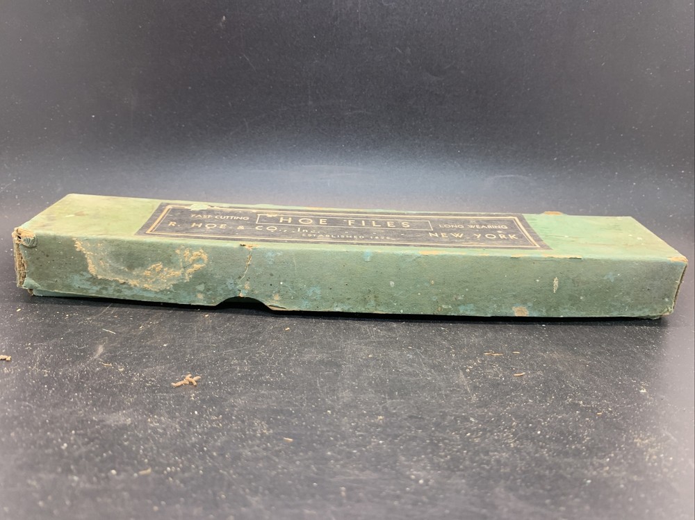 Rare R.Hoe & Co. File Empty Box-Hoe Files