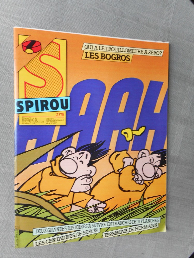 Spirou Weekly No. 2378 1983 TBE Complete
